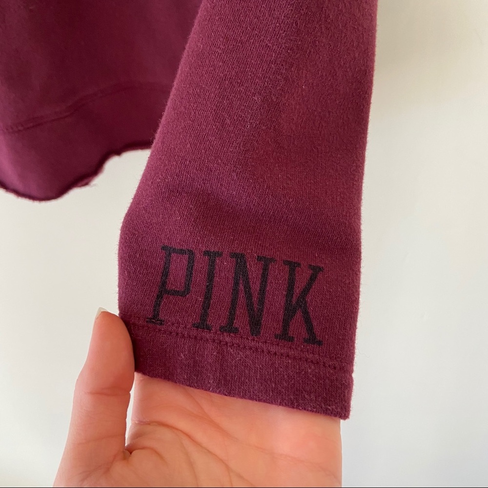 PINK Victoria’s Secret 1/2 Zip Pullover Sweatshirt - Picture 3 of 5